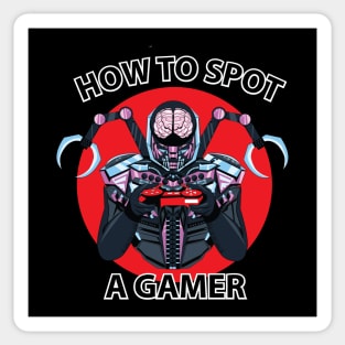 how to spot a gamer Sticker